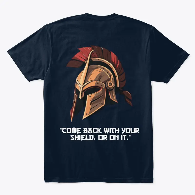 Spartan helmet tee